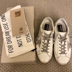 Golden Goose Super-Star Classic with Spur 43 White